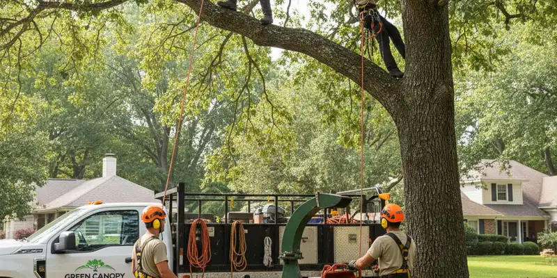 Professional tree service crew in Cherry Hill, NJ providing safe tree removal and trimming