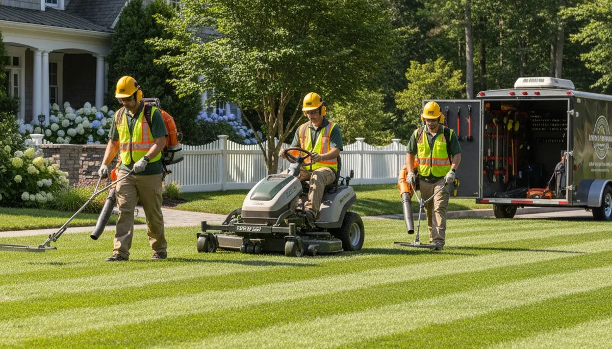 Cherry Hill, NJ tree service crew providing professional tree care for residential properties