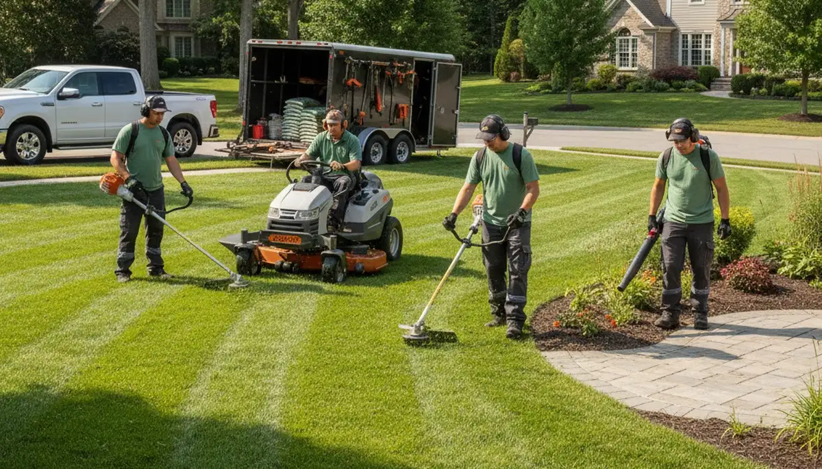 Cherry Hill, NJ tree service crew providing professional tree care for residential properties
