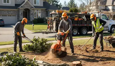 Cherry Hill, NJ shrub removal by Arbor Tree Care for overgrown landscaping cleanup