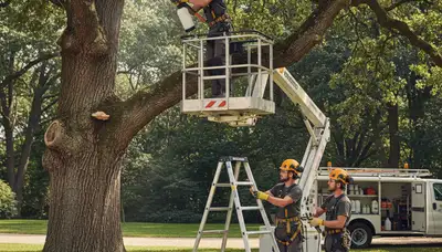 Tree disease treatment service in Cherry Hill, NJ for fungal infections, rot, and declining trees
