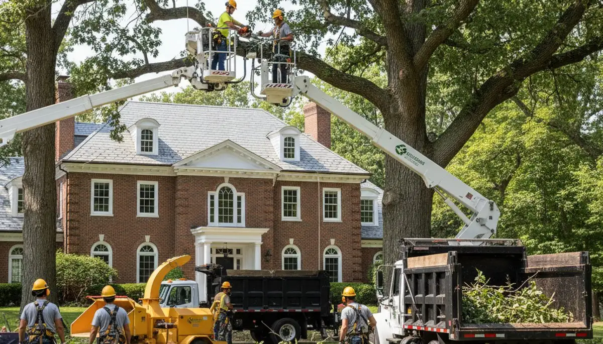Tree service team in Cherry Hill, NJ providing professional tree care and removal services