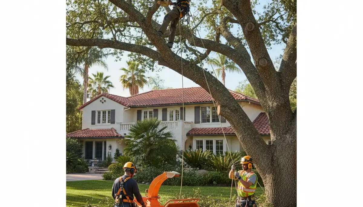 Tree service crew in Cherry Hill, NJ providing professional tree trimming and removal services