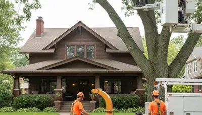 Cherry Hill, NJ tree service crew providing professional tree trimming and removal